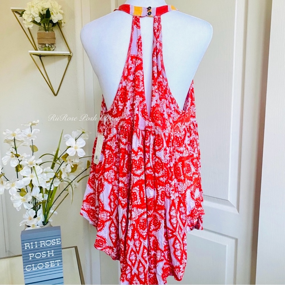 NWT Free People Mini Sleeveless Halter Tunic Top - Picture 5 of 6